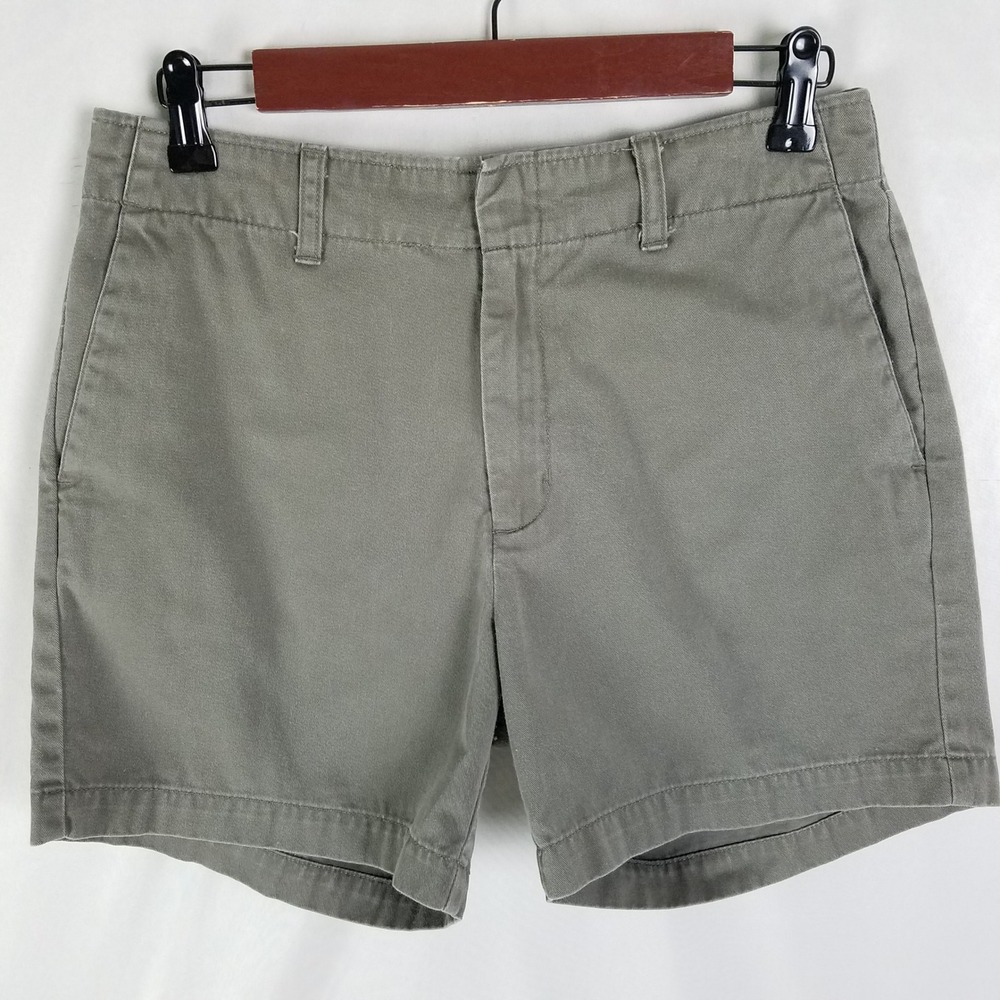 Calvin Klein Womens Olive‎ Green Chino Shorts Size 6